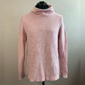 J. Crew Soft Pink Cowl Neck Sweater